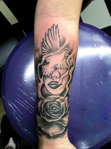 Explore thin blue line tattoo ideas, creative tattoo ideas in Hamilton, available at Glass Ink Tattoo