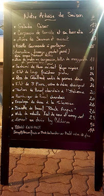 Menu / carte de Le 47 à Saint-Raphaël