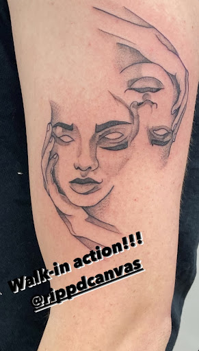 Explore eren yeager tattoo ideas, creative tattoo ideas in Baltimore, available at Rippd Canvas Tattoo Shop Artists Social Club