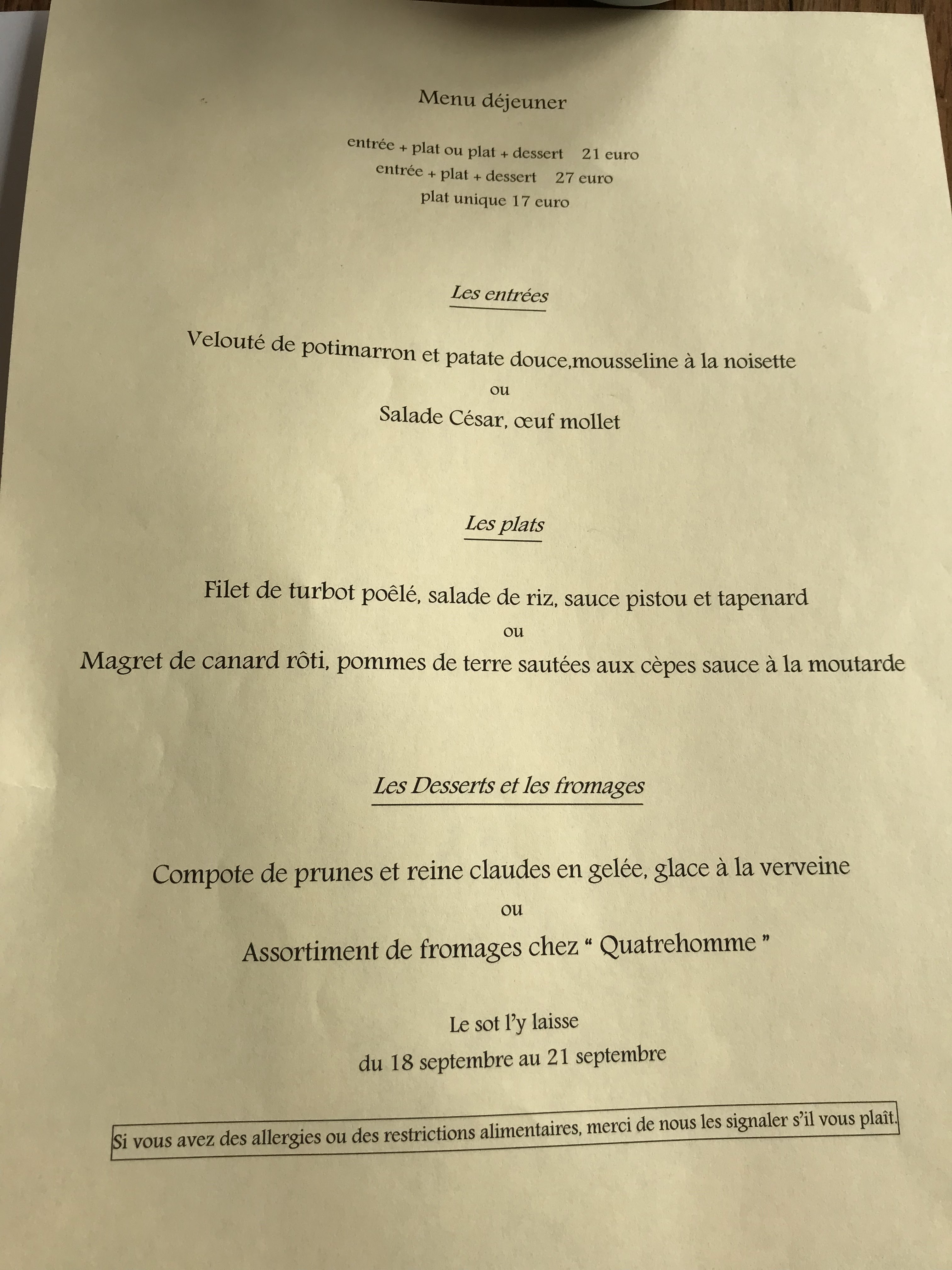 Photo n° 1 de l'avis de S. fait le 21/09/2018 à 16:44