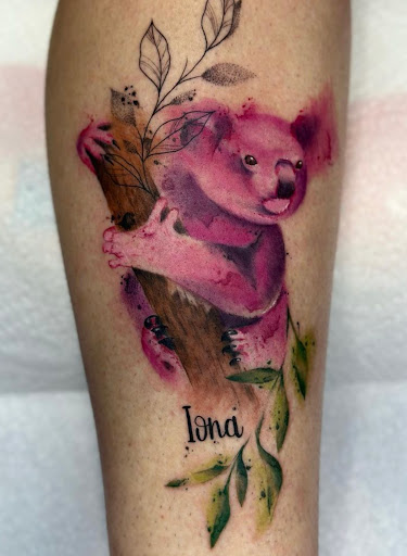 Explore unique side thigh tattoo ideas, creative tattoo ideas in Goose Creek, available at Red Kirin Tattoo