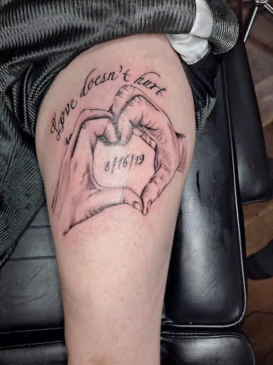Explore cyber y2k tattoo ideas, creative tattoo ideas in Lewistown, available at Sacred Gem Tattoo