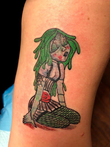 Explore once upon a time tattoo ideas, creative tattoo ideas in Seymour, available at American Gypsy Tattoo Corp.