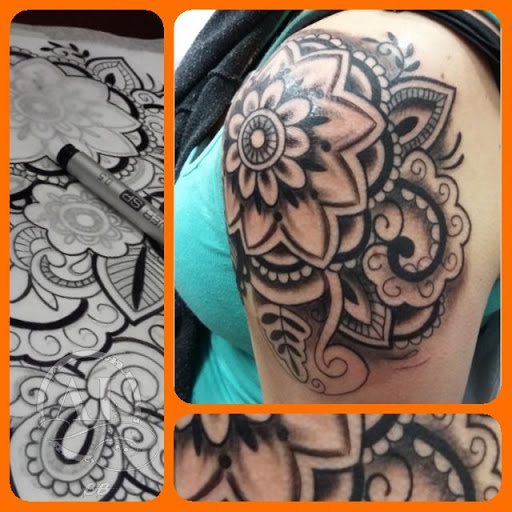 Explore mimi tattoo ideas, creative tattoo ideas in Katy, available at Artistic Impressions Tattoo Studio