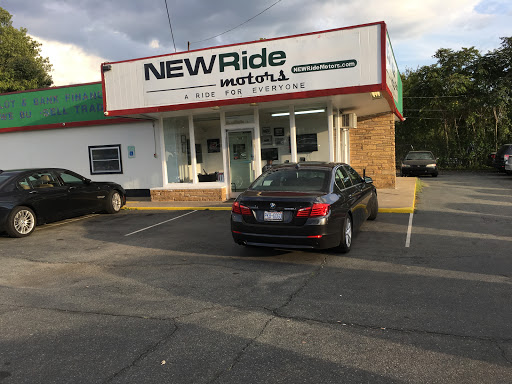 NEW RIDE MOTORS, 3800 N Tryon St, Charlotte, NC 28206, USA, 