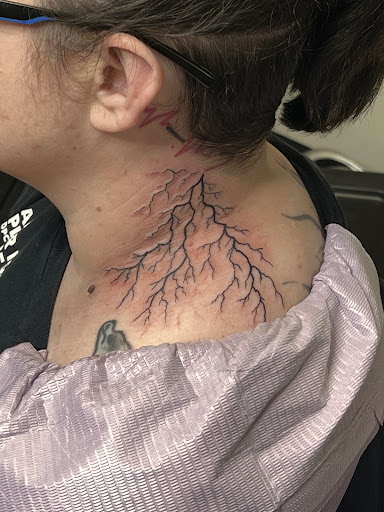 Explore ff7 tattoo ideas, creative tattoo ideas in Addison, available at Rising Phoenix Tattoo and Body Piercing