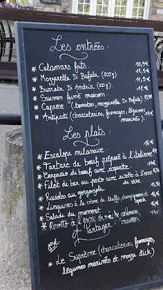 menu du restaurants Le K à Samois-sur-Seine