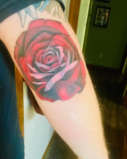 Explore oriental sleeve tattoo ideas, creative tattoo ideas in Junction City, available at Patriot Tattoo Company