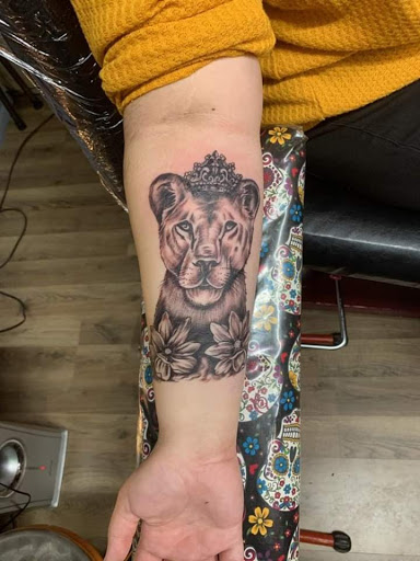 Explore rebirth tattoo ideas, creative tattoo ideas in Muncie, available at Obscura Tattoo shop and Oddity Collective