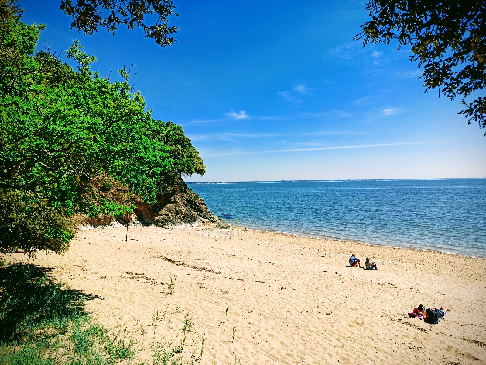 Foto di Porce beach con una superficie del sabbia beige