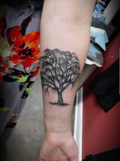 Explore wednesday addams tattoo ideas, creative tattoo ideas in Rehoboth Beach, available at Tattoo Galaxy (Rehoboth Beach) Piercing & Custom tattoos