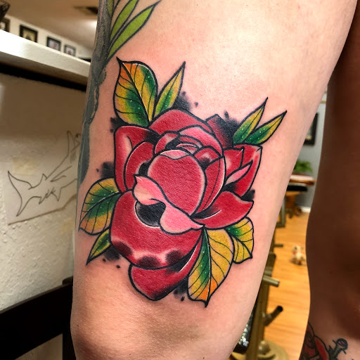 Explore cherubim tattoo ideas, creative tattoo ideas in Apple Valley, available at Tried and True Tattoo Parlor