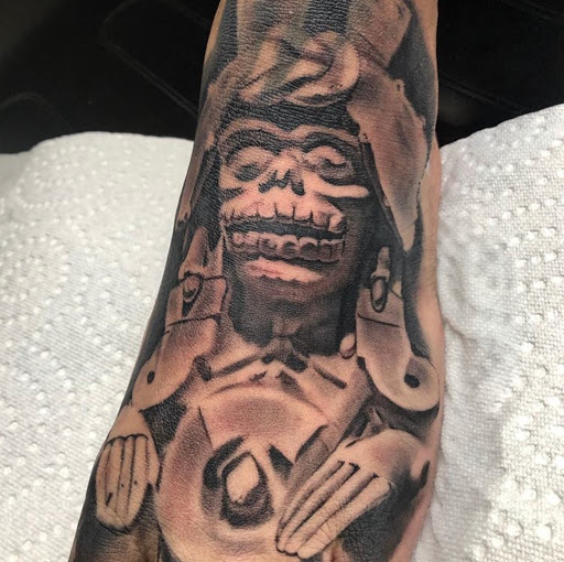 Explore skeleton key tattoo ideas, creative tattoo ideas in San Antonio, available at Firme Copias Tattoo Studio