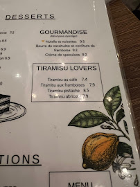 Liberto à Paris menu