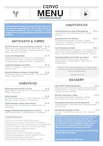 Restaurant Cervo Restaurant à U.lb - menu / carte