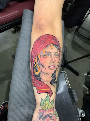 Explore grease tattoo ideas, creative tattoo ideas in Dalton, available at Rail Side Tattoo Co. (no piercings)