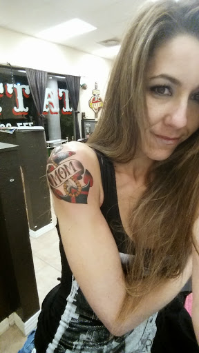 Explore father and daughter c.r.p.s tattoo ideas, creative tattoo ideas in Satellite Beach, available at Rocksteady Tattoo Company