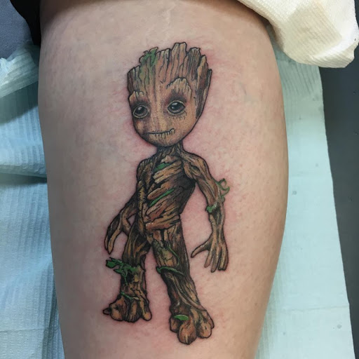 Explore tattoo ideas for the hand, creative tattoo ideas in Butler, available at Electric City Ink