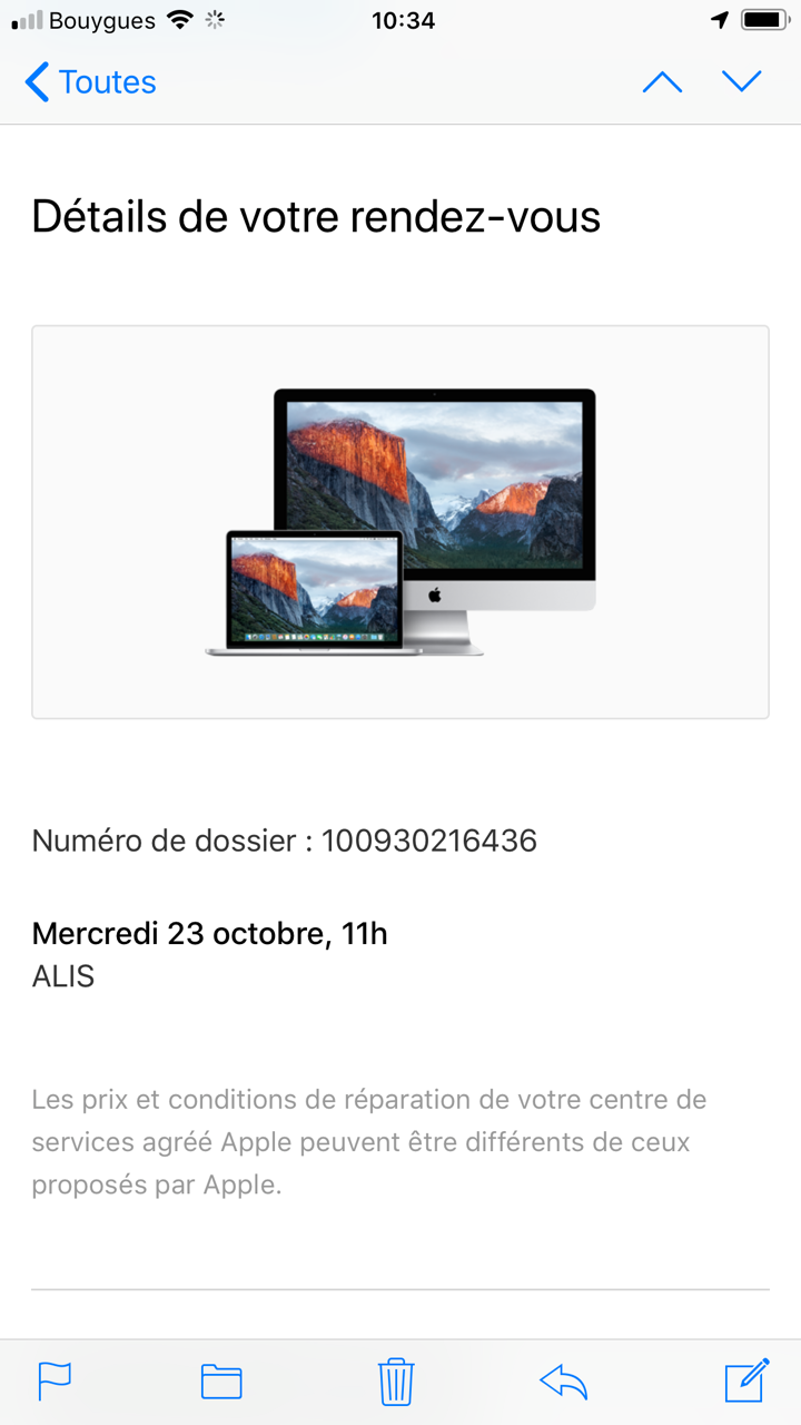 Photo n° 1 de l'avis de alostoiny.a fait le 23/10/2019 à 09:22