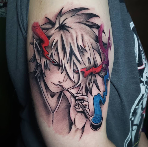 Explore men's fine line tattoo ideas, creative tattoo ideas in Dallas, available at Change of Tides Tattoo