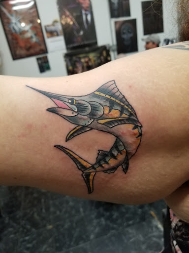 Explore costume ideas with tattoos, creative tattoo ideas in Rogers, available at Saved by Grace Tattoo Studio