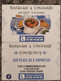 Photos du propriétaire du Restaurant servant du couscous A l'Orientale Couscous à Strasbourg - n°16