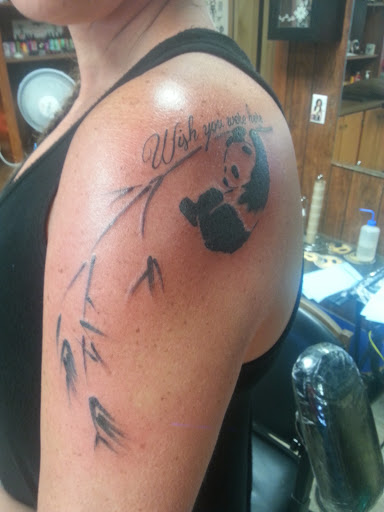 Explore grandpa tattoo ideas, creative tattoo ideas in Elizabeth City, available at Wolfs Den Custom Tattoo & Body Piercing Studio