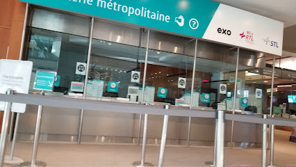 Billetterie métropolitaine Gare Centrale