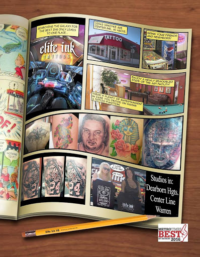 Explore birthday number tattoo ideas, creative tattoo ideas in Center Line, available at Elite Ink Tattoo Studios