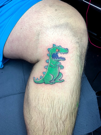 Explore code tattoo ideas, creative tattoo ideas in Sanford, available at Hudson & Company Tattoo Studio