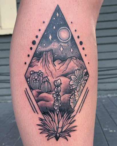 Explore spina bifida tattoo ideas, creative tattoo ideas in Houston, available at Houston Heights Tattoo & Piercing
