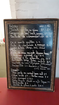 la table des Docks à Biarritz menu