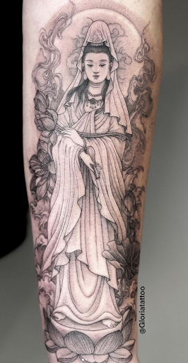 Explore birthday year tattoo ideas, creative tattoo ideas in Los Angeles, available at Hailin Tattoo Studio