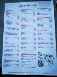 Carte du Restaurant pizzeria Lou Rouchetou à Les Vans