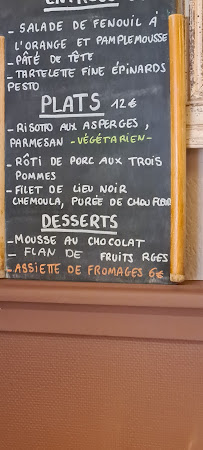 Menu / carte de Le Café du Commerce à Longny les Villages