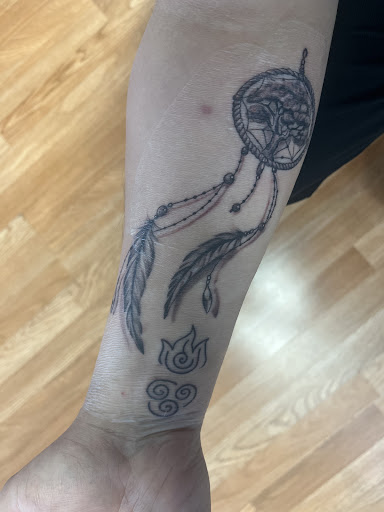 Explore bass fish tattoo ideas, creative tattoo ideas in Anaheim, available at Glorious Kingdom Tattoo (Walk ins Welcome)