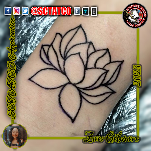 Explore anxiety mental health tattoo ideas, creative tattoo ideas in Fayetteville, available at Southern Customs Tattoo Company