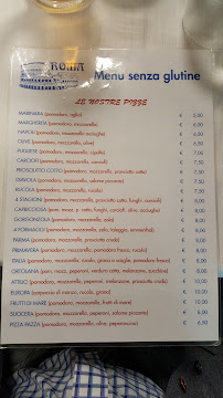 Menu du Roma à Lumellogno