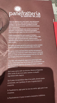Panefratteria Cagliari à Cagliari menu
