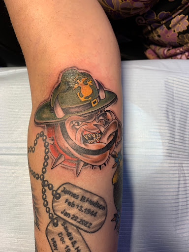 Explore top of foot tattoo ideas, creative tattoo ideas in Orange Park, available at Big City Tattoo and Piercing