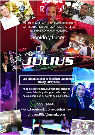 DJ Julius - Lima Servicio de DJ, Musica, Sonido, Luces para Eventos