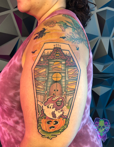 Explore cross tattoo ideas for women, creative tattoo ideas in Bethlehem, available at Soul Glow Electric Ink