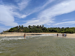 Foto van Playa Langosta gelegen in een natuurlijk gebied