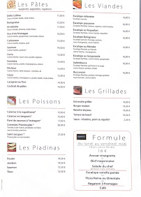 Menu / carte de Le Pavillon à Sartrouville