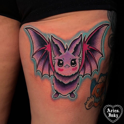 Explore never again tattoo ideas, creative tattoo ideas in Renton, available at Handsome Devil Ink