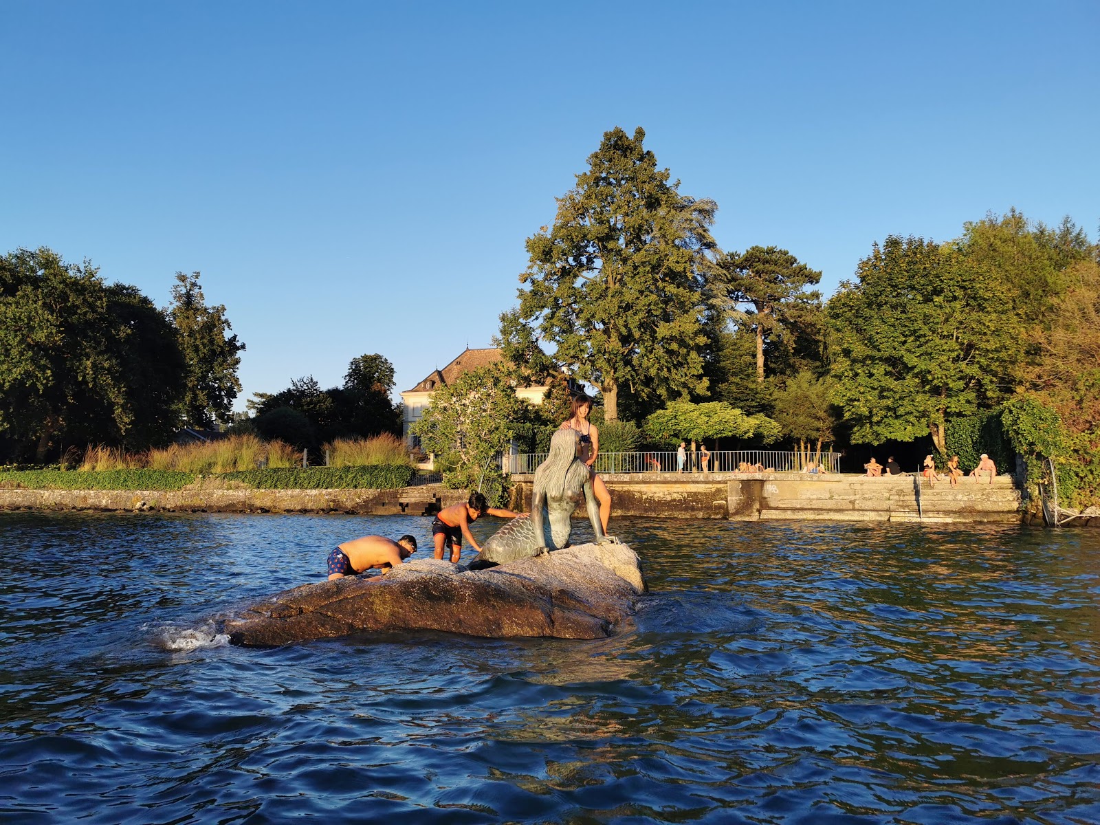 Fotografija Plage de Parc de la Nymphe z ravna obala