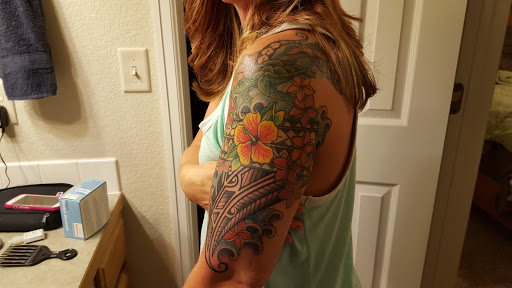 Explore viking tattoo sleeve ideas, creative tattoo ideas in Greeley, available at BLOOD AND IRON TATTOO