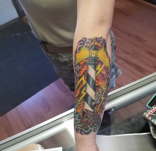 Explore lighter tattoo ideas, creative tattoo ideas in Goldsboro, available at Deep Space Tattoo & Piercing