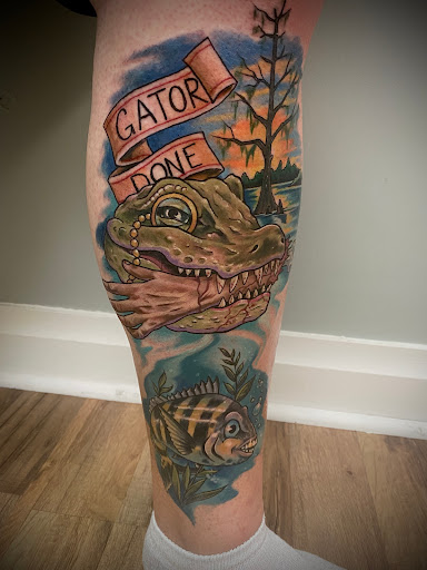 Explore ladies arm tattoo ideas, creative tattoo ideas in Lafayette, available at Odyssey Ink Tattoo Parlor