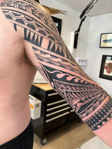 Explore bear tattoos ideas, creative tattoo ideas in Castle Rock, available at Studio 38 Tattoo and Gallery